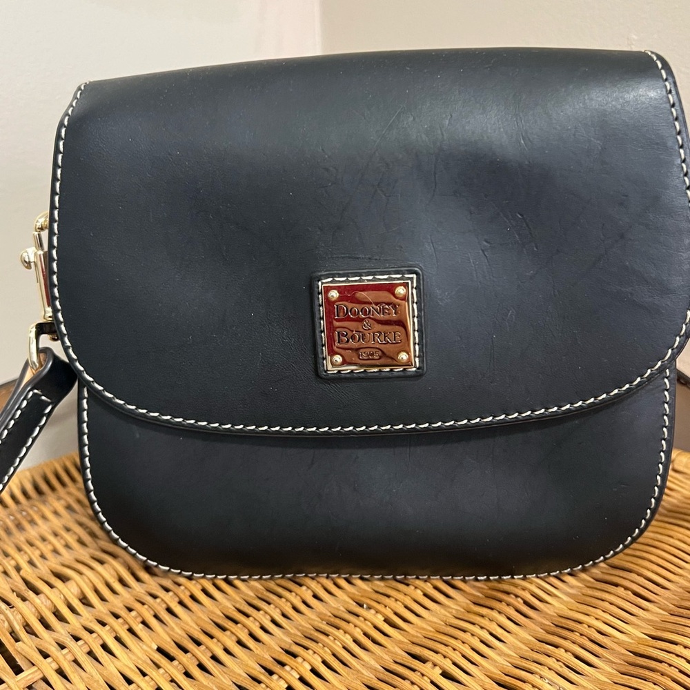 Dooney & Bourke Saffiano Saddle Crossbody Bag - Picture 2 of 15